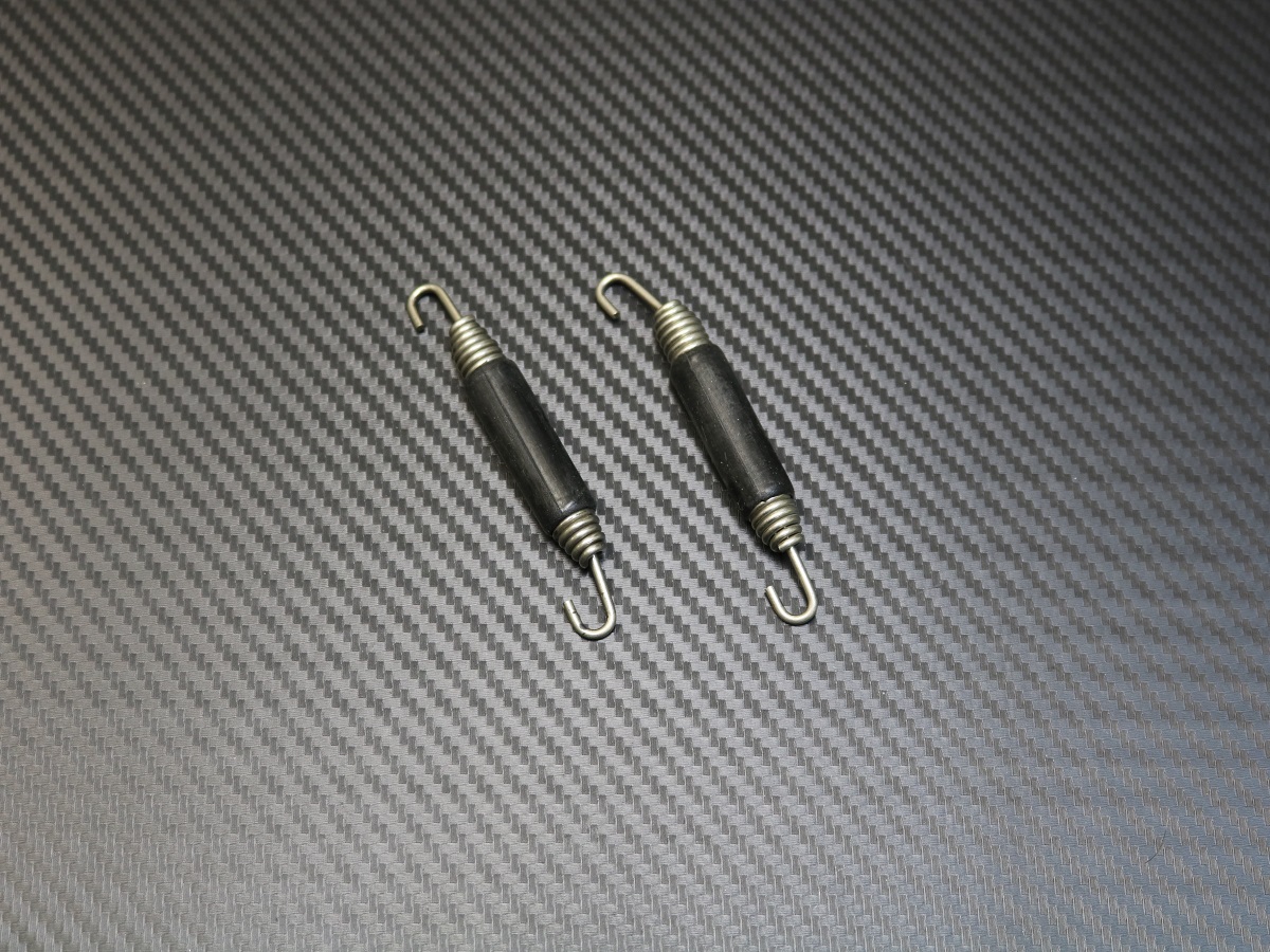 マフラースプリング85（両端フリータイプ　ラバー付き）2本組の製品写真